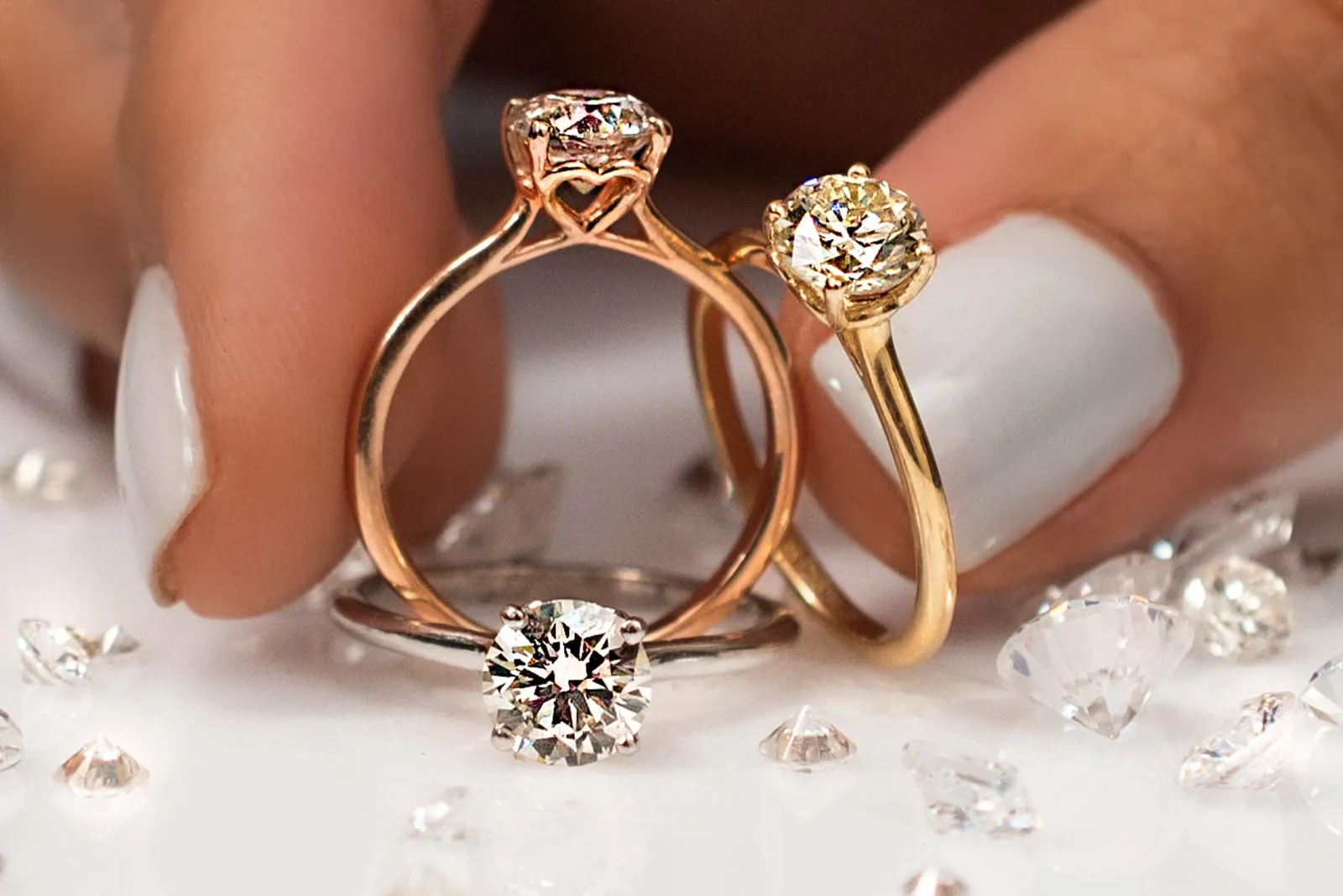 1 carat Lab Grown Diamond Solitaire Ring