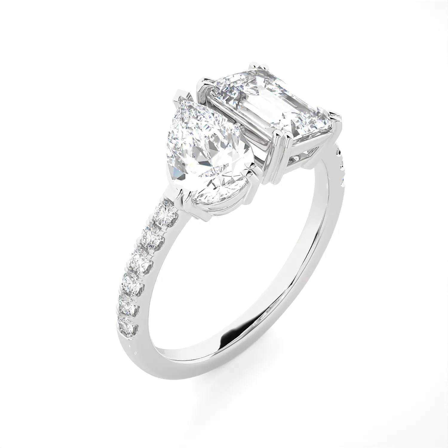 3 ctw Multi-Shape Lab Grown Diamond Ring