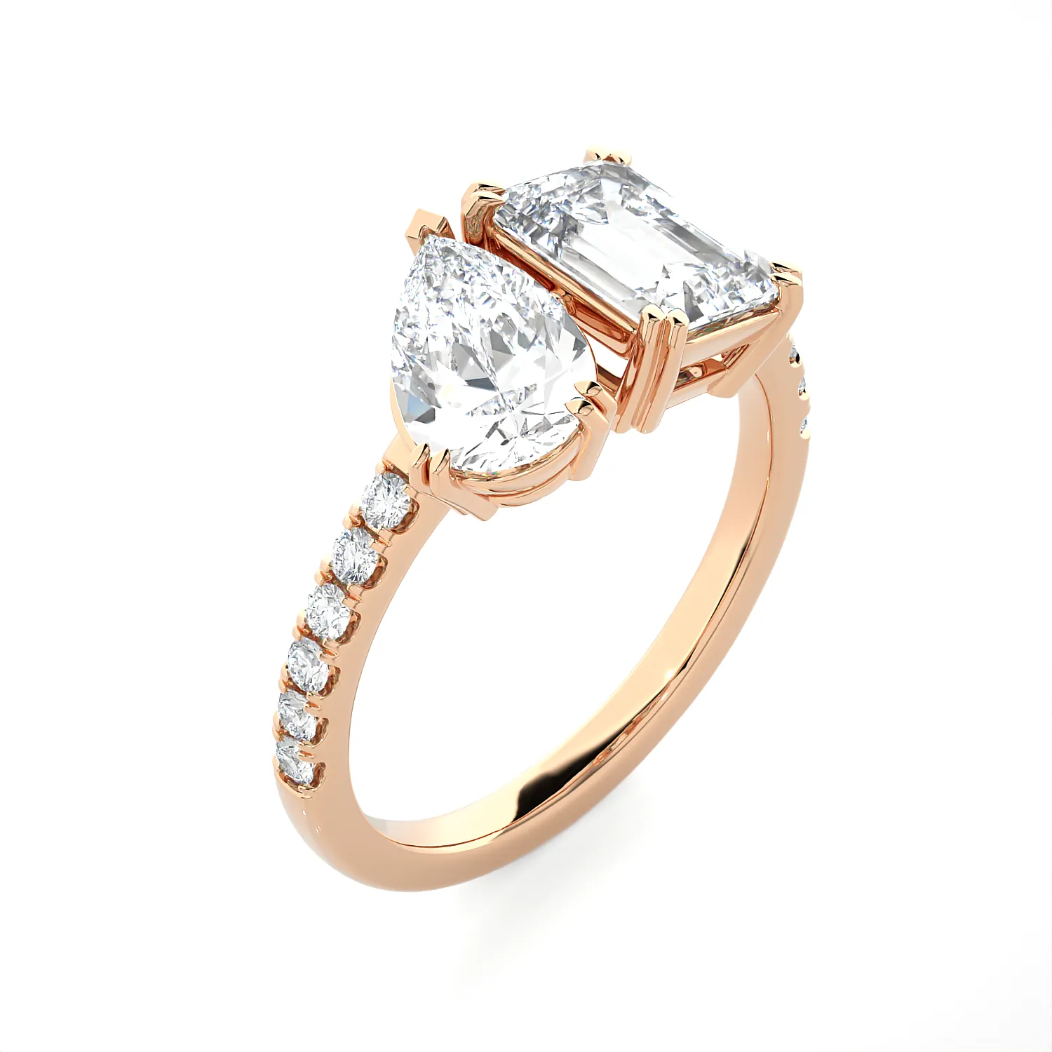 3 ctw Multi-Shape Lab Grown Diamond Ring