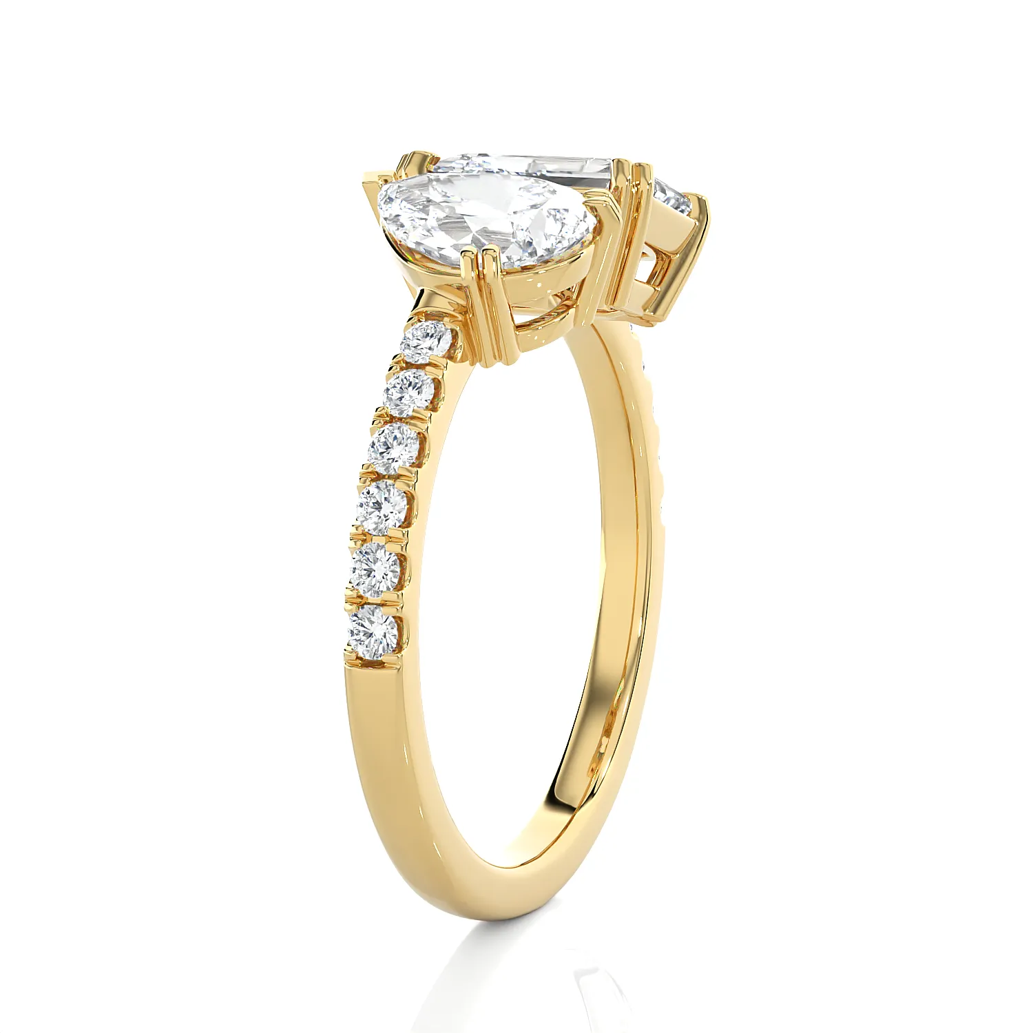 3 ctw Multi-Shape Lab Grown Diamond Ring
