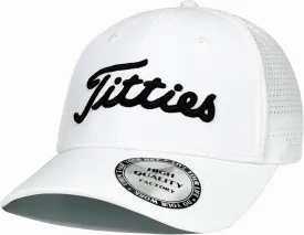 Bamveio Titties Hat Tittiess Golf Hats for Men Women,Funny Tittes Hat, Titliest Cap, White and Black