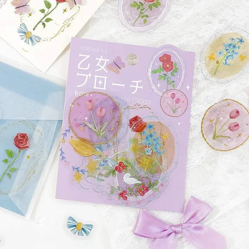BGM Clear Seal: Maiden Brooch - Flower
