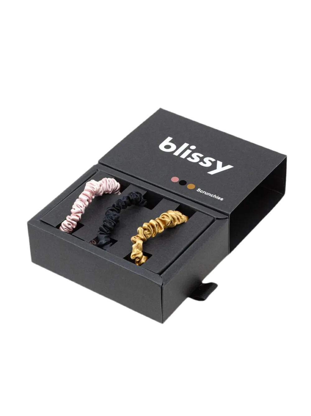 Blissy Skinny Silk Scrunchie 3-Pack