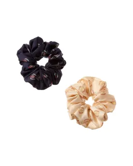 Chloé Set of 2 Banana Silk Scrunchies