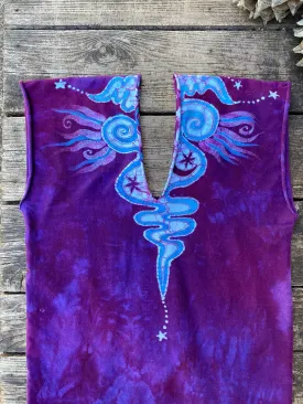 Cosmic Purple Stretchy Hemp Tube Dress