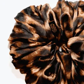 curlfriend collective' Cheetah 100% Mulberry Silk Scrunchie