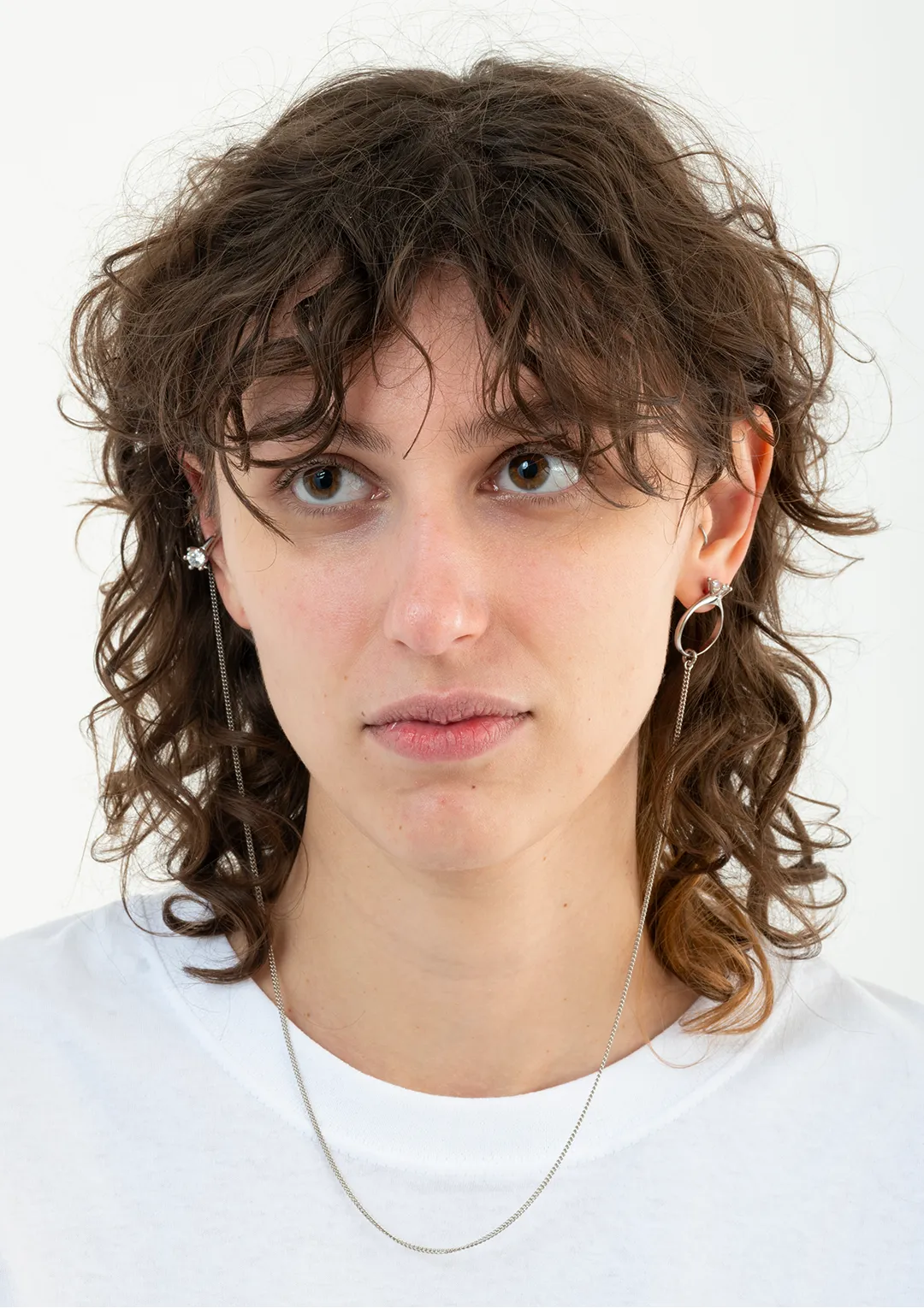 Double Solitaire Earring