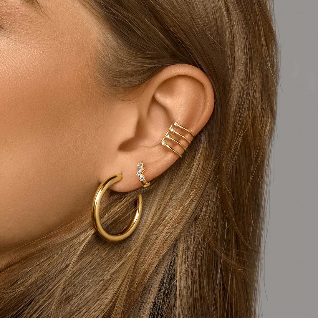 Ear Cuff Cali Gold Single Earring