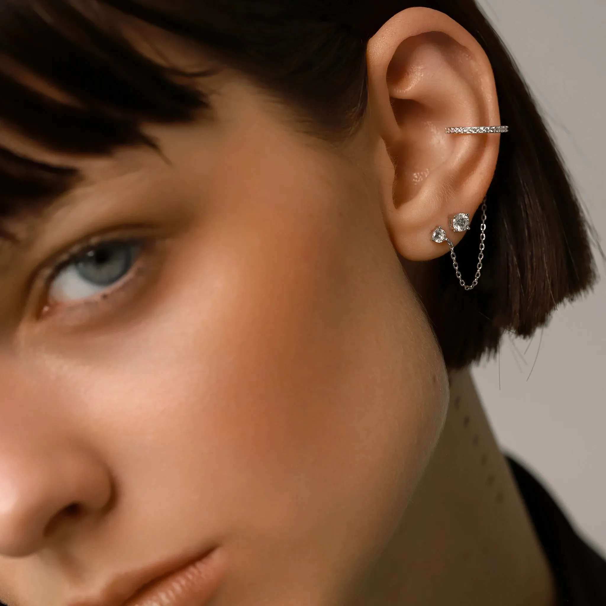 EAR CUFF WITH CHAIN SET