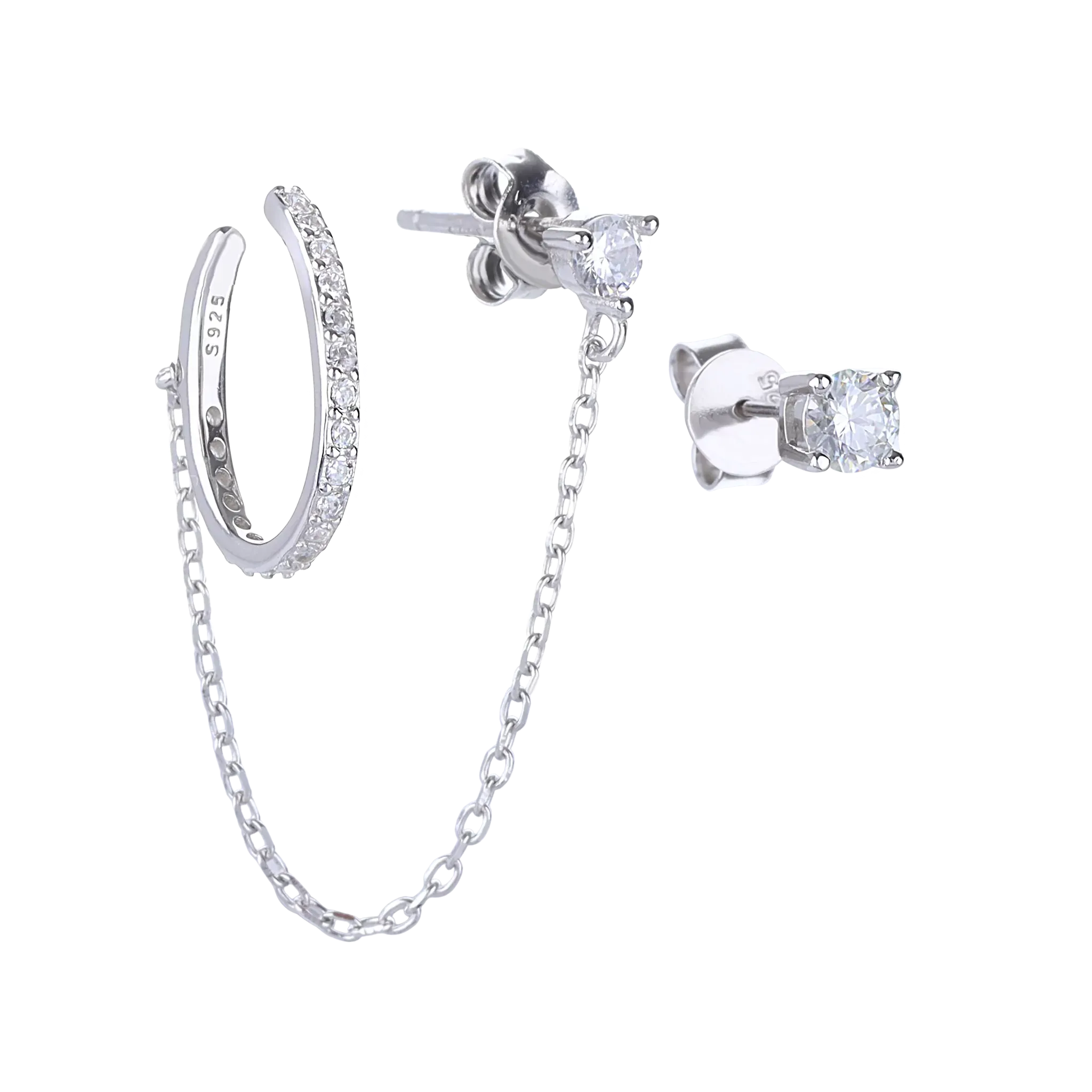EAR CUFF WITH CHAIN SET