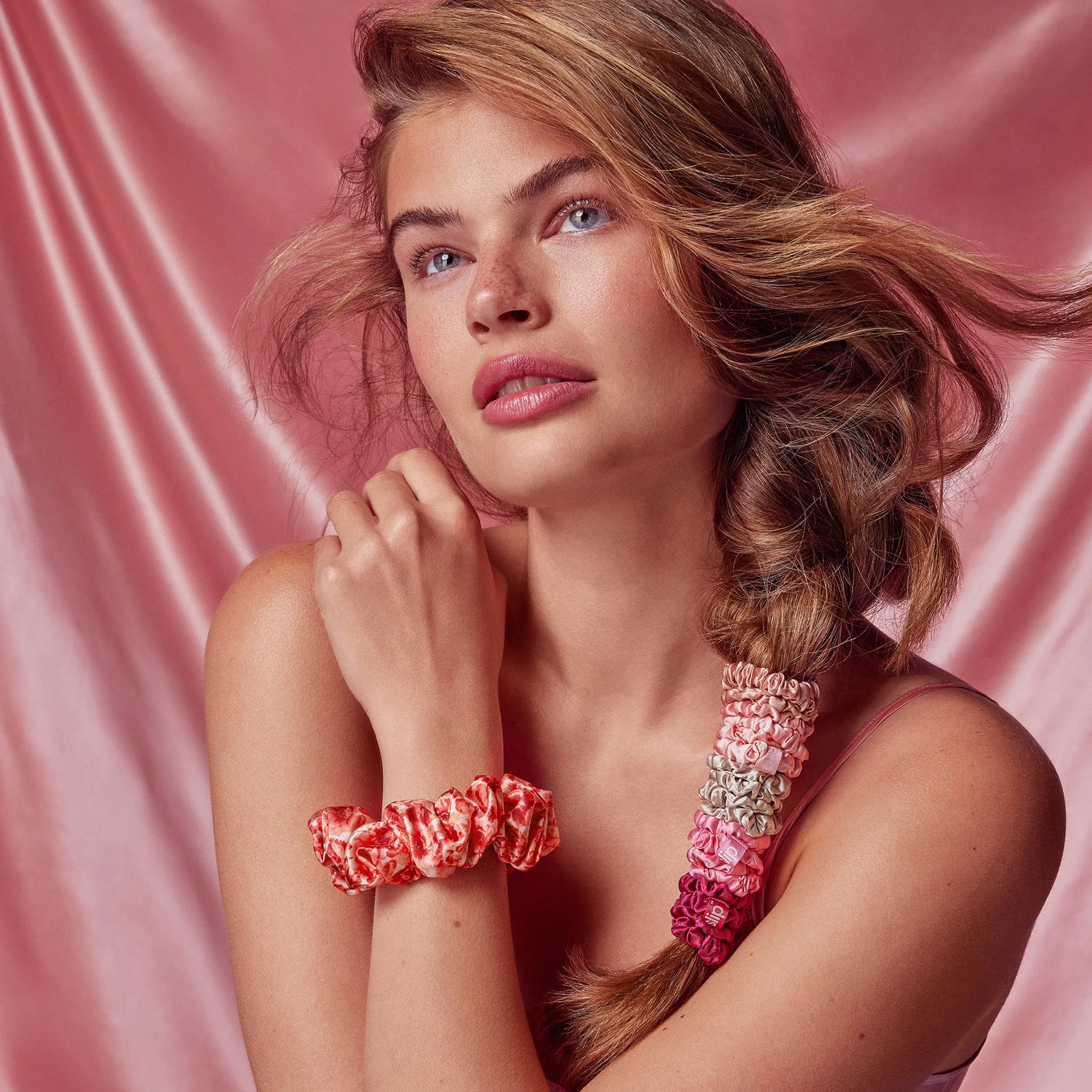 FLORA SCRUNCHIE SET - SET OF 6