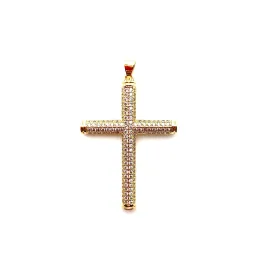 Gold Pave’ Cross by Karli Buxton