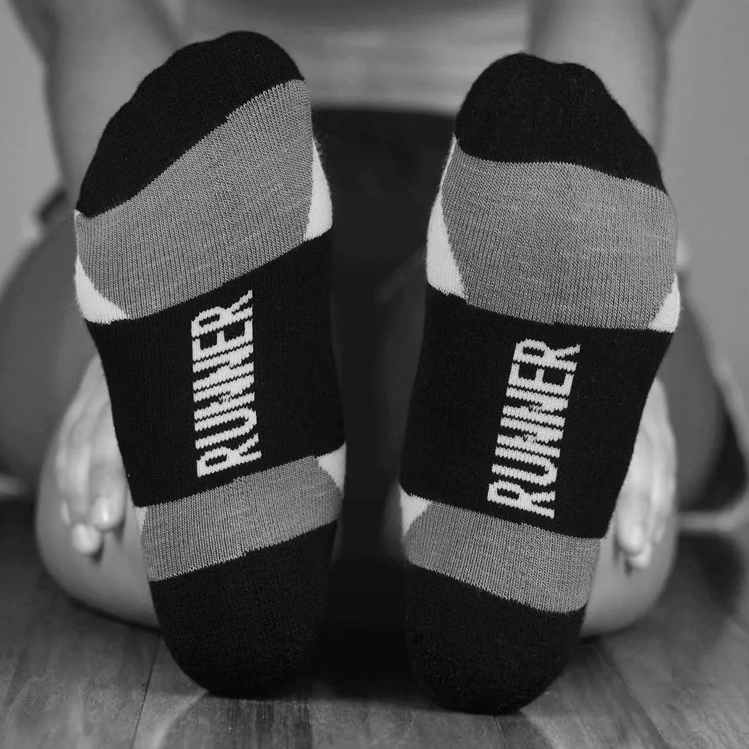 Gone For a Run Inspirational Ankle Socks for Women - Affirmation - Fun Running Socks - Runners Gifts & Motivation