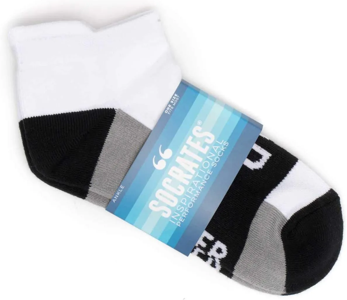 Gone For a Run Inspirational Ankle Socks for Women - Affirmation - Fun Running Socks - Runners Gifts & Motivation