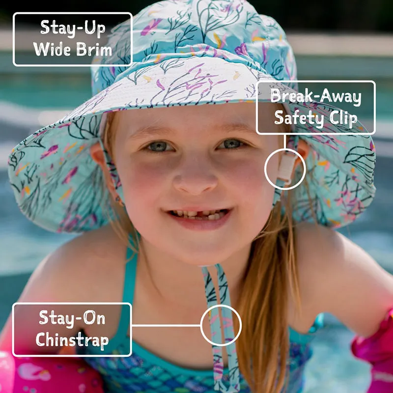 Gro-With-Me® Aqua-Dry Bucket Sun Hat - Grey Cloud