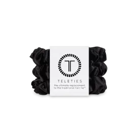 Jet Black Scrunchies Small