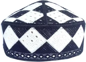 Kufi Men's Unisex Skull Cap Colorful Women's Designer Solid Hat Hand Embroidered Kufi Caps Knitted Beanie Summer Headwear