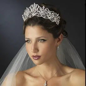 Luxury Crystal Rhinestones Royal Princess Bridal Tiaras Crown Rhinestone Pageant Crowns Bride Headbands Wedding Hair Accessories