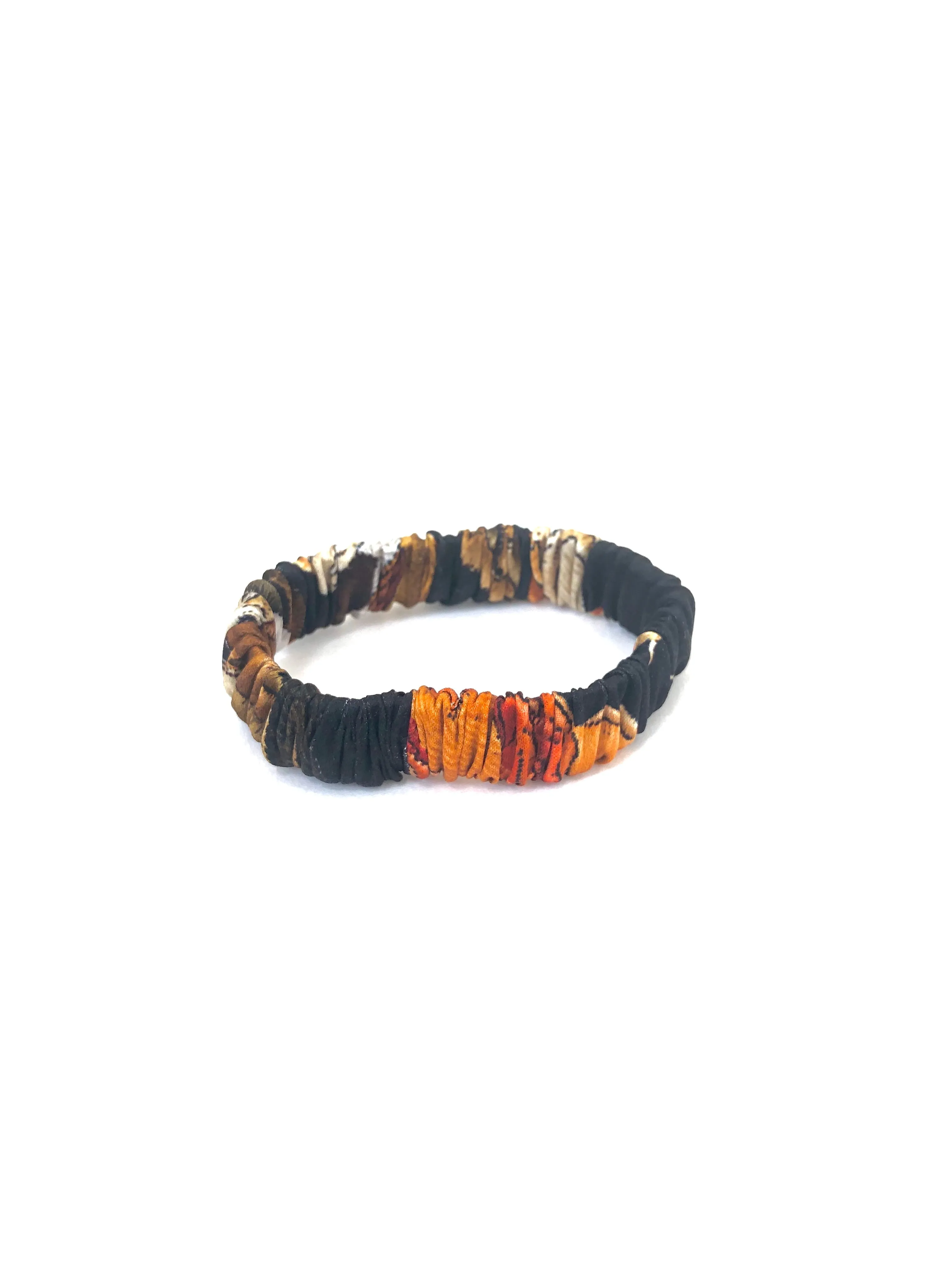 Printed Silk Mini Scrunchies   Set of 3 Marble Madness