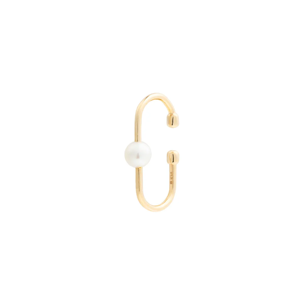 "Miró" Akoya Pearl Oblong Ear Cuff
