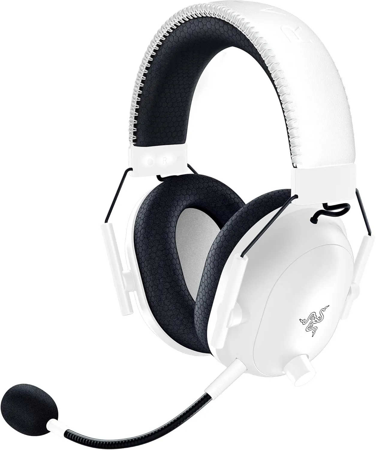 Razer BlackShark V2 Pro Wireless Gaming Headset 2023 Edition: Detachable Mic - Pro-Tuned FPS Profiles - 50mm Drivers - Noise-Isolating Earcups w/Ultra-Soft Memory Foam - 70 Hr Battery Life - White