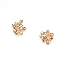 Silver and Gold Studs