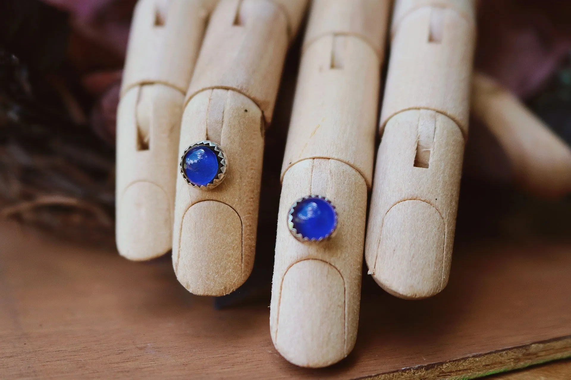 Simple Mood-Stone Studs