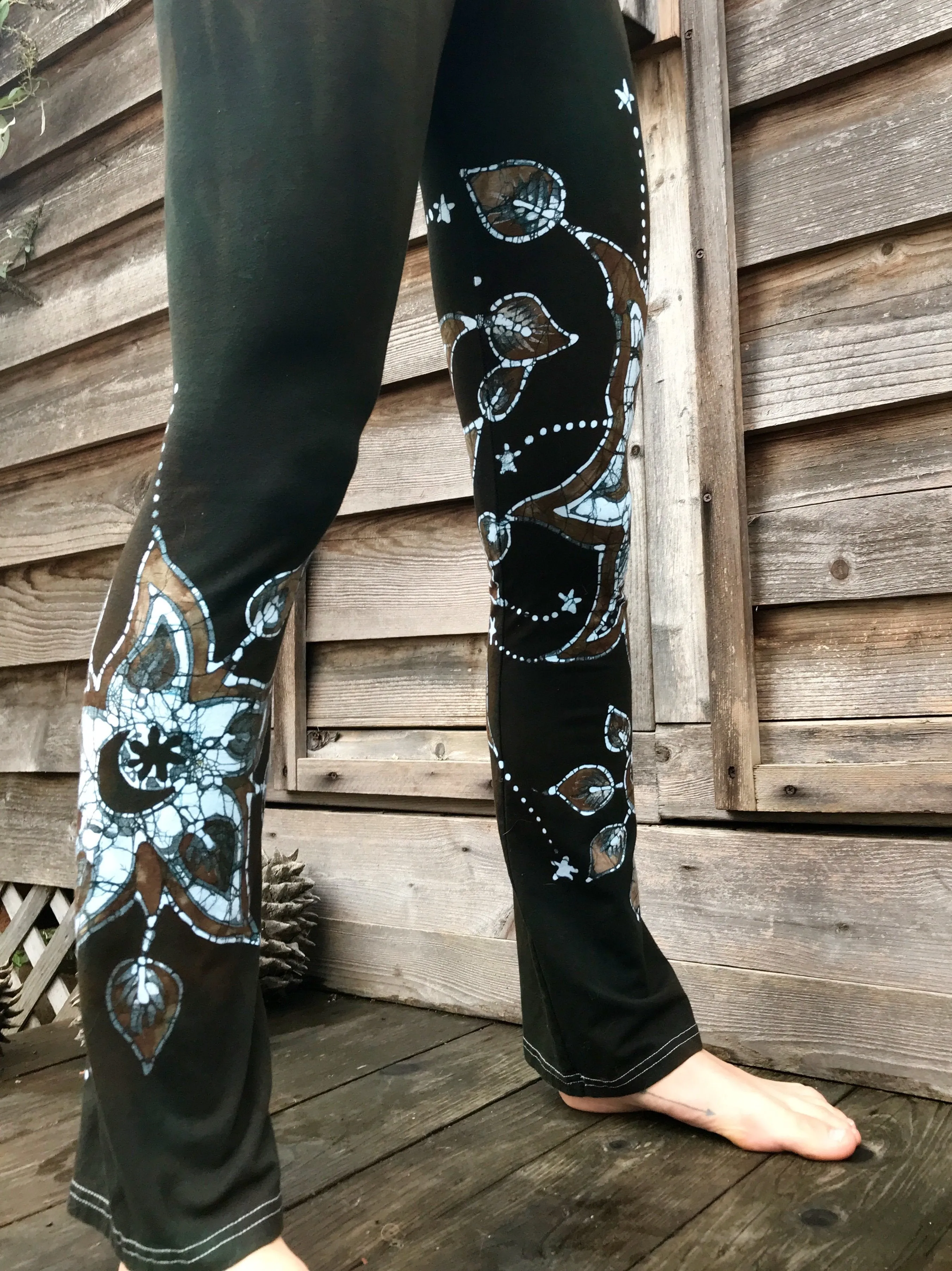 Star Of The Forest Handmade Batikwalla Yoga Pants