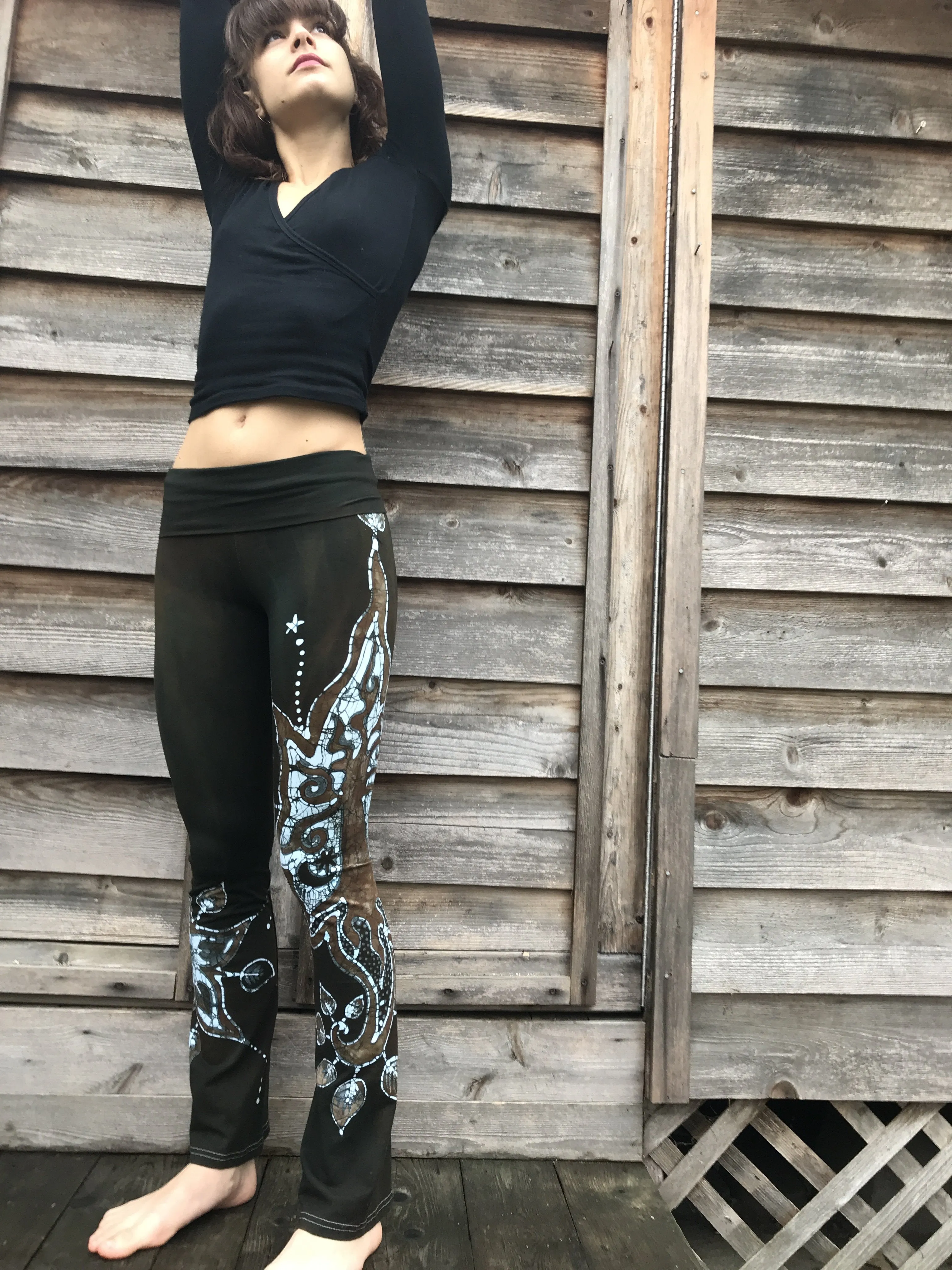 Star Of The Forest Handmade Batikwalla Yoga Pants