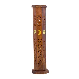 Sun and Moon Vertical Box Incense Burner