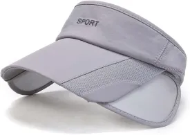 Sun Visors Hats for Women with Retractable Brim Golf Visor UV Protection Beach Cap Tennis Running Sport Hat Adjustable