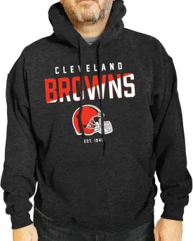 Team Fan Apparel Adult NFL Diagonal Fade Fleece Hooded Sweatshirt - Unisex Tagless - Officially Licensed Football Pullover