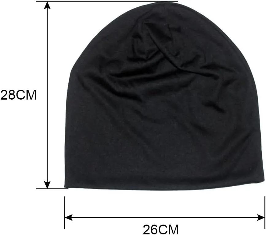 Unisex Sleep Hat Soft Cotton Beanie Street Dancer Cap Watch Hat