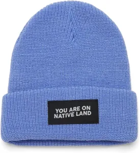 Urban Native Era Unisex Adult You are On Native Land' Ribbed Beanie