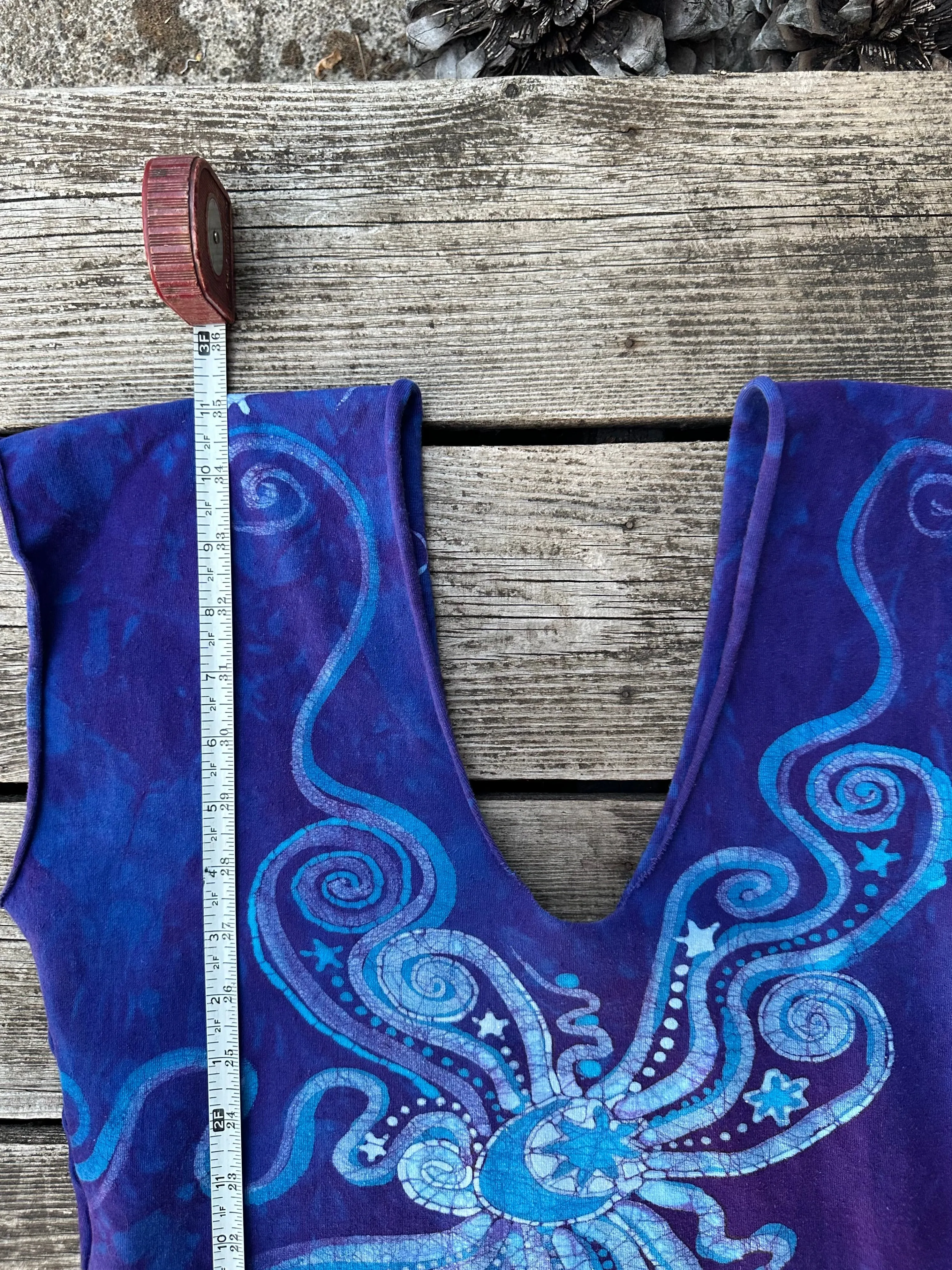 Wisteria Bliss Tribal Stretchy Tube Batik Dress