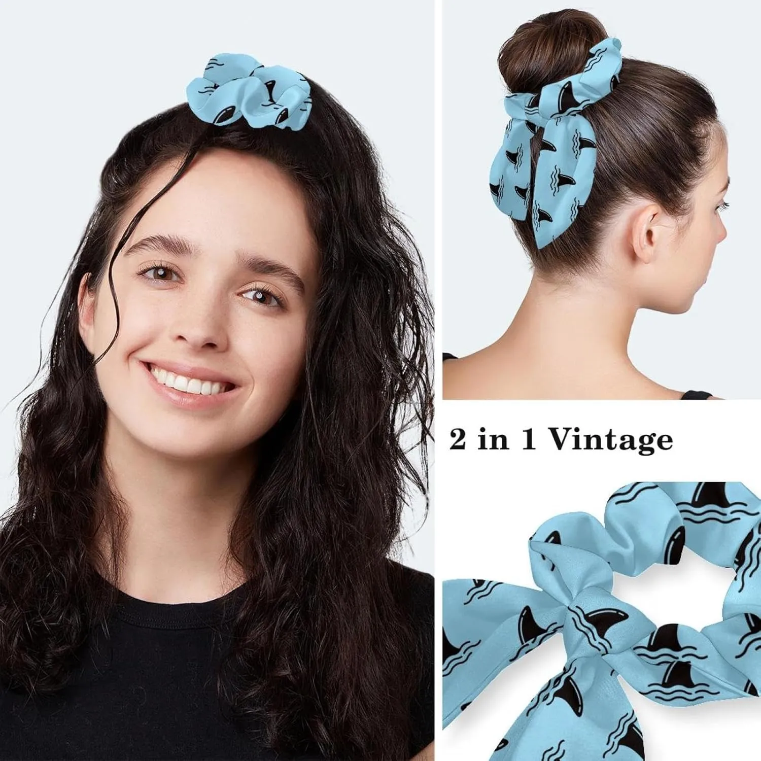 Women's Working Caps with Bow Scrunchies Cute Dog Paws Pattern Lace-Up Hat Unisex Hair Covers One Size