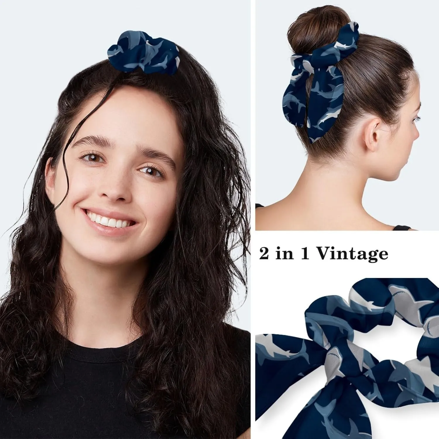 Women's Working Caps with Bow Scrunchies Cute Dog Paws Pattern Lace-Up Hat Unisex Hair Covers One Size
